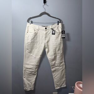 XRay Men’s White Stretch Slim Jeans Size 36/30 NWT